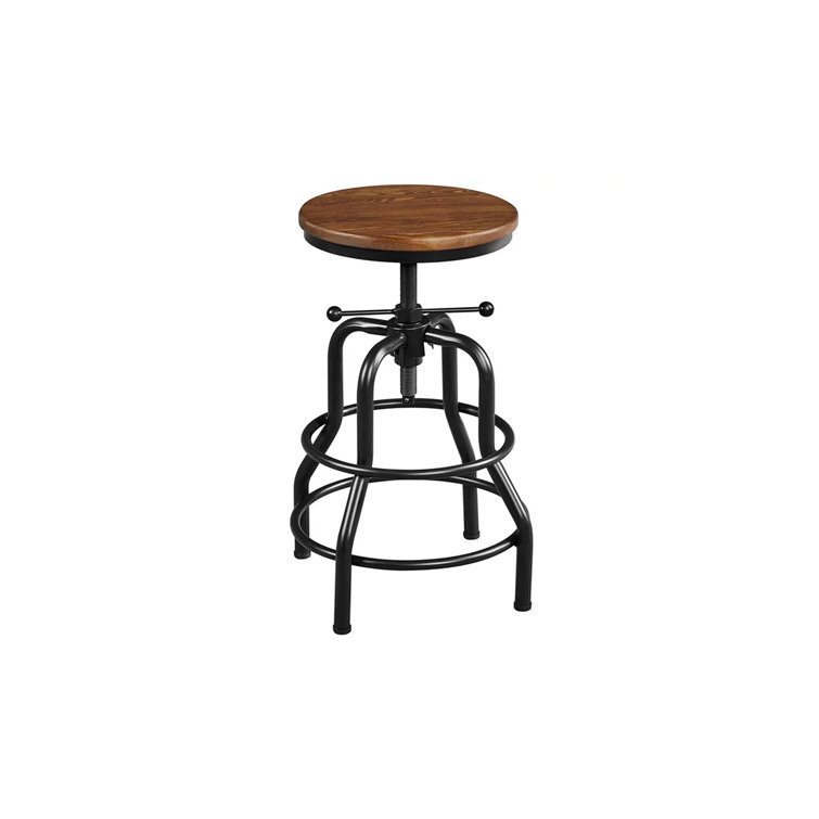 Vintage metal 2025 shop stool